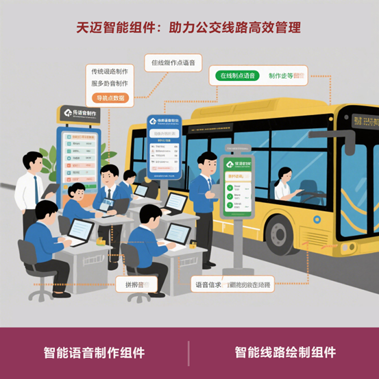 天迈智能组件：终结线路语音、画线难题